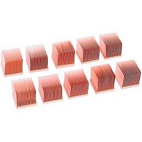 Alphacool GPU RAM Copper Heatsinks 14x14mm, heatsink (copper, 10 pieces) 17427