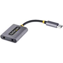 Startech USB-C Audio Splitter, 0.7m USBC-AUDIO-SPLITTER