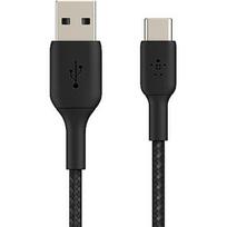 Belkin Boost Charge Braided, USB-A to USB-C, 0.15m CAB002BT0MBK