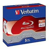 Verbatim BD-RE DL 2x JC 50GB Verbatim 5 pieces 43760