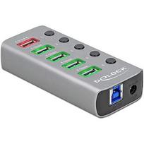 Delock USB 3.2 Gen1 Hub + 4Po + 1SLK + ST + BE - 63262