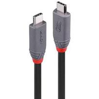 Lindy CABLE USB4 240W TYPE C 0.8M/40GBPS ANTHRA LINE 36956