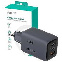 Aukey Comet Mix 3 Wall Charger PA-C5 3xUSB (2xUSB-C i 1xUSB-A) 100W 5A QC5.0 PD3.0 AFC PPS FCP SCP  PA-C5