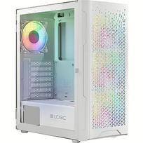Logic Aramis ARGB Midi White, Tempered Glass, White AT-ARAMIS-20-0000000-0002