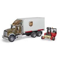 Bruder MACK Granite UPS Logistics truck with fo BR-02828