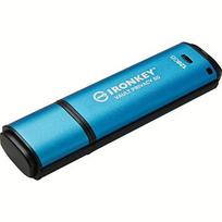 Kingston IronKey Vault Privacy 50, AES Encrypted, 128GB, Blue IKVP50/128GB