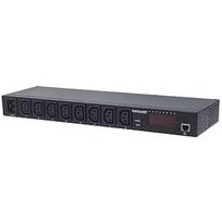 Intellinet Power strip rack 19'' 1U 110V - 240V/16A 8x C13 sockets IP management 163682