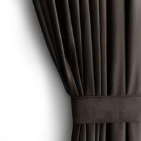 Restilo naktinė užuolaida Velvet, 140x245 cm, ruda