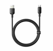 Baseus Silky USB/USB-C greito įkrovimo laidas 1m 100W Juodas