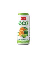 Ekologiškas gazuotas gėrimas RASA apelsinų ir žaliųjų citrinų skonio su sultimis, 0,5 l LT-EKO-001