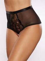 Allure Lingerie Dare Me perlinės tamprės be tarpkojo - S/M