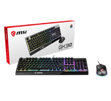 MSI | Vigor GK30 COMBO | Keyboard and Mouse Set | Wired | RGB LED light | US