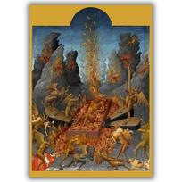 Reprodukcija „Pragaras“, broliai Limbourg  (1411)