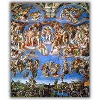 Reprodukcija „Paskutinis teismas“, Michelangelo Buonarroti (1541)