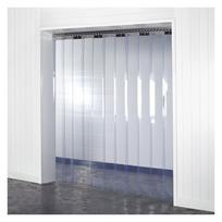 PVC juostų užuolaidų komplektas, angai 1100x2000 mm : Persidengimas (proc.) - MED (77 %), Tipas - Rifliuota