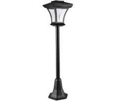 LED šviestuvas, įkraunamas saulės energija TIRANA LED/1,6W/1,2V 600 mAh IP44 juoda