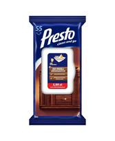 Presto drėgnos medienos servetėlės, 55vnt