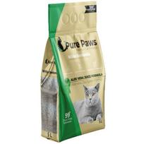 White Pure Paws sulimpantys kačių kraikas (alavijas) 5L | 14511 | 8683911150013
