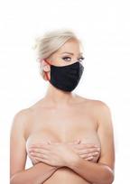 Veido kaukė Allure Kitten Mask, juoda