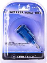 usb 2.0 - rs232 (db9m) keitiklio kabelis