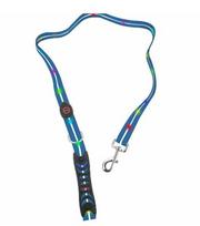 Šviečiantis LED pavadėlis šuniui Signal leash MT7118, mėlynas