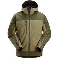 Elastinga SNICKERS WORKWEAR 1226 softshell striukė su gobtuvu, khaki