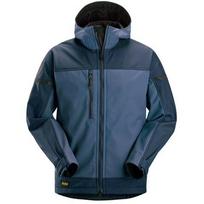 Elastinga SNICKERS WORKWEAR 1226 softshell striukė su gobtuvu, mėlyna