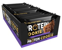 Baltyminis sausainių batonėlis GO ON Brownie, 18 x 50 g