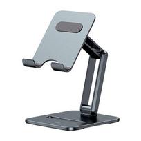 Telefono laikiklis Stovas išmaniesiems telefonams Desktop Biaxial Foldable 13, pilkas