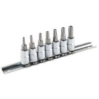 Galvučių ir antgalių rinkinys 8 vnt TORX temperproof Topex