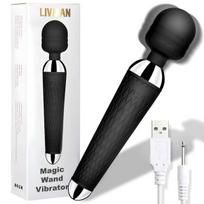 Mikrofono dizaino vibratorius LIVMAN MS-19 klitorio, vaginaliniam ir analiniam malonumui su 16 skirtingų vibracijos režimų