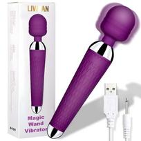 Mikrofono dizaino vibratorius LIVMAN MS-19 klitorio, vaginaliniam ir analiniam malonumui su 16 skirtingų vibracijos režimų
