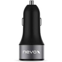 Nevox USB PD Type C + QC 3.0 car charging adapter, charger (black) 1679