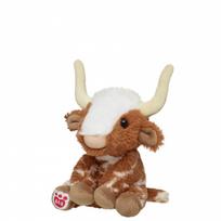 BUILD-A-BEAR MINI BEANS Pliušinė ilgaragė karvytė, 18 cm