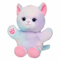 BUILD-A-BEAR MINI BEANS Pliušinė pastelinė katytė, 18 cm
