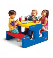 Little Tikes Piknikų stalas Mėlynas Didelis Stalas