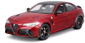 Bburago Alfa Romeo Giulia GTA Metal Raudona 1:18 BBURAGO