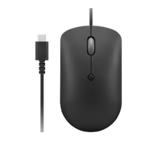 Lenovo | Compact Mouse | 400 | Wired | USB-C | Raven black