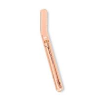 Leaf Shave Dermaplaner Skustuvas veidui ir antakiams, Rose Gold