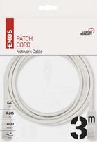 Kabelis EMOS UTP CAT5e LAN su 2xRJ45 jungtimis 3.0 m., pilkas