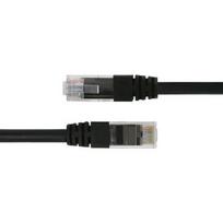Kabelis DELTACO Cat6, U/UTP, 24 AWG, LSZH,  5m, juodas / R00210012