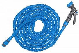 Išsitempianti sodo žarna su purkštuku Bradas Trick Hose 5m-15m, melsva