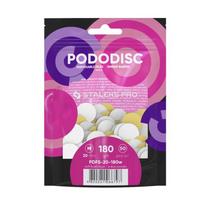 Staleks Pro Keičiamos dildės pedikiūro diskui su minkštu pagrindu Pododisc M dydis, 240 grūdų (balta)