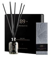Aromatic 89 rinkinys: namų kvapas ir parfumuota žvakė Majesty