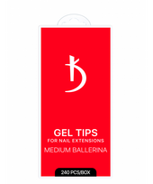 Kodi Gel antgaliai nagų priauginimui Medium ballerina 240 vnt.