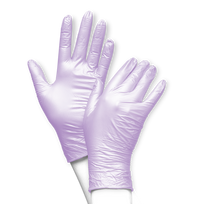 Unigloves Vienkartinės nitrilo pirštinės su perlų efektu M dydis, Fancy Violet (Vokietija)