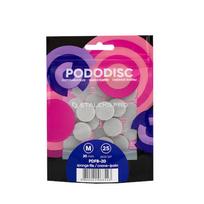 Staleks Pro Pododisc Sponge dildė pedikiūro diskui M (25 vnt) [PDFB-20]