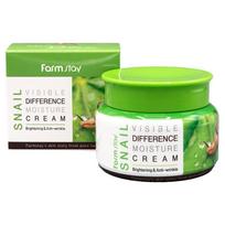 Farm Stay Snail matomai skirtingas drėkinamasis kremas 100g +ATITINKAMA DOVANA green