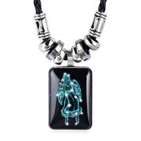 Kaklo papuošalas zodiako ženklas Mergelė Virgo; 3.5x2.6cm