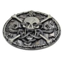 Sagtis diržui Skull and Snakes; 8x6.2cm